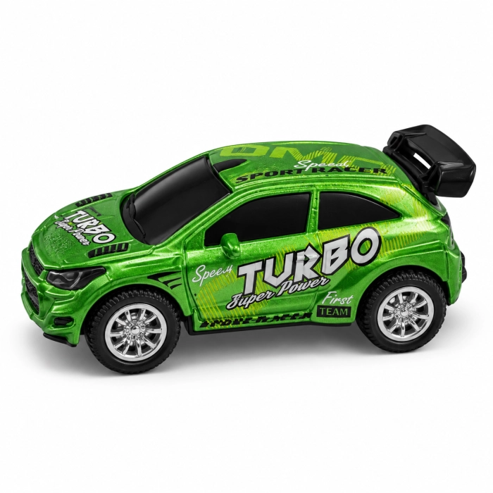 Samochód zdalnie sterowany RC Mini Ric Car 1:64 zielony Turbo